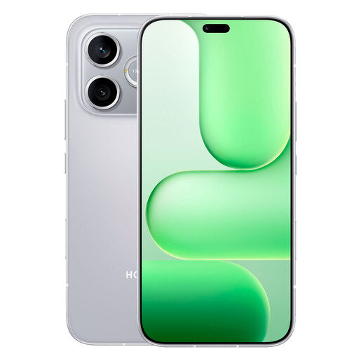 HONOR 600e 5G gris frente y atrás