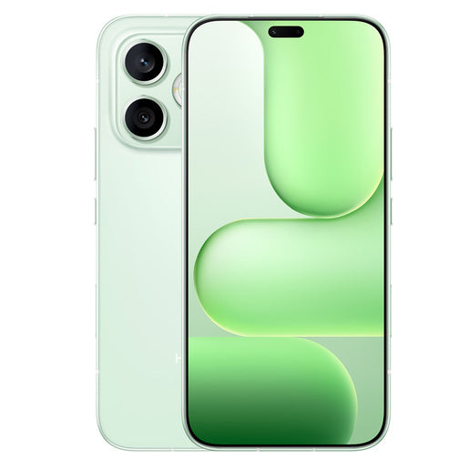 HONOR 600e 5G verde frente y atrás