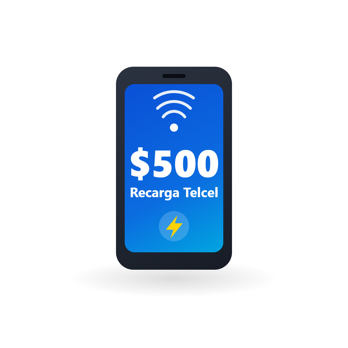 Recarga Telcel $500